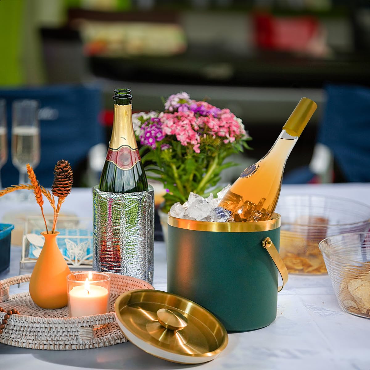 NBNSTHV champagne bucket setup for festive occasions and celebrations.