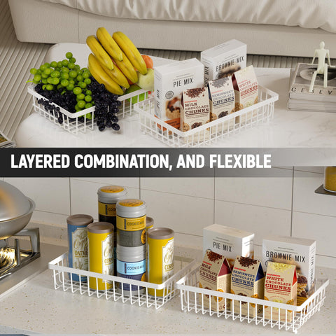 Nbwxcwbs countertop storage fruit stand showcases space saving organization on the counter.