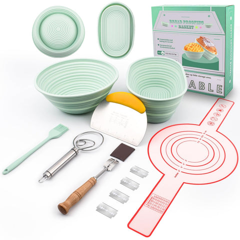 NCRexpanse silicone banneton oval basket for smooth proofing and release