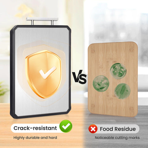 NCUE cutting board has smooth surfaces for easy cleaning on both sides