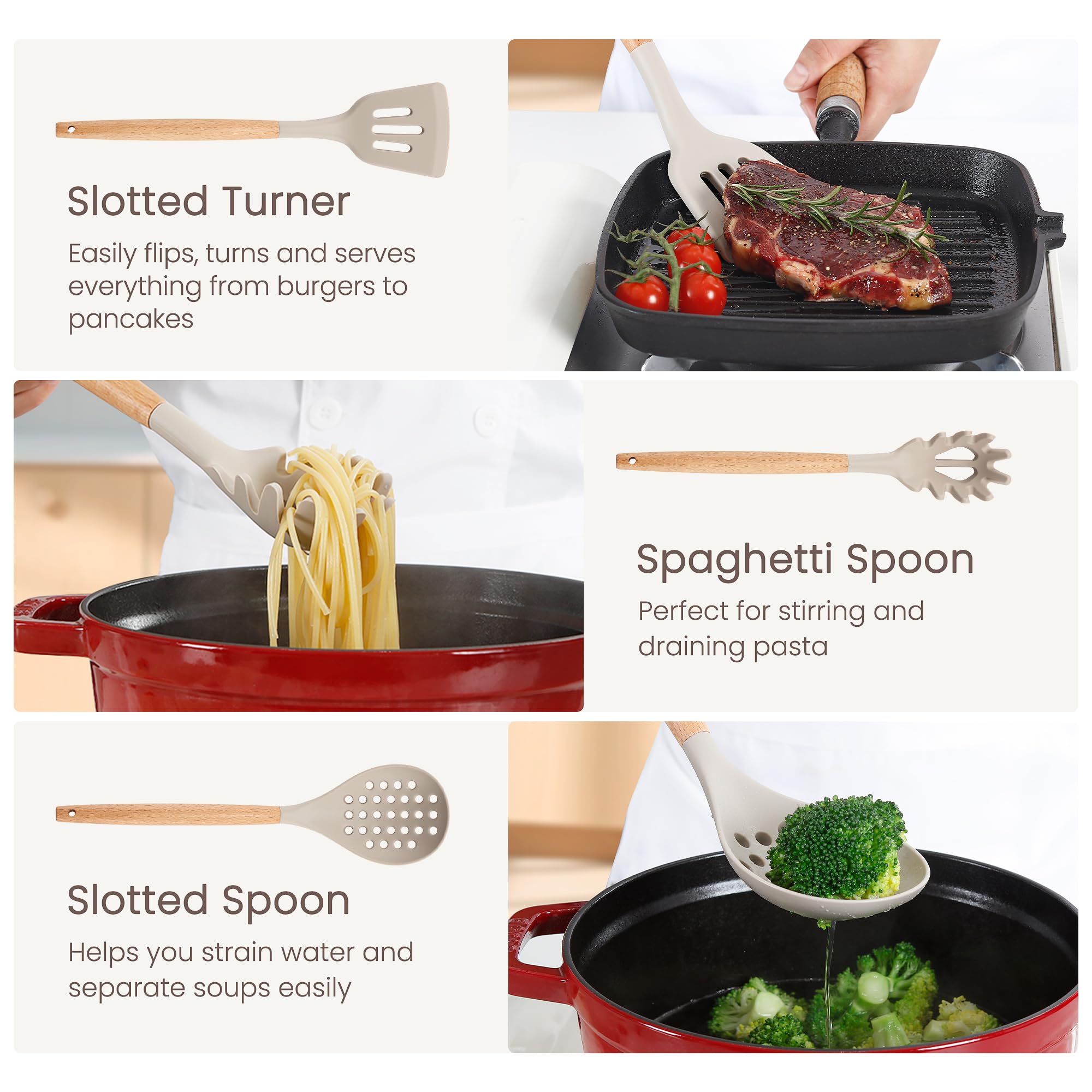 NCUE gift-ready kitchen utensils for cooks and home chefs.