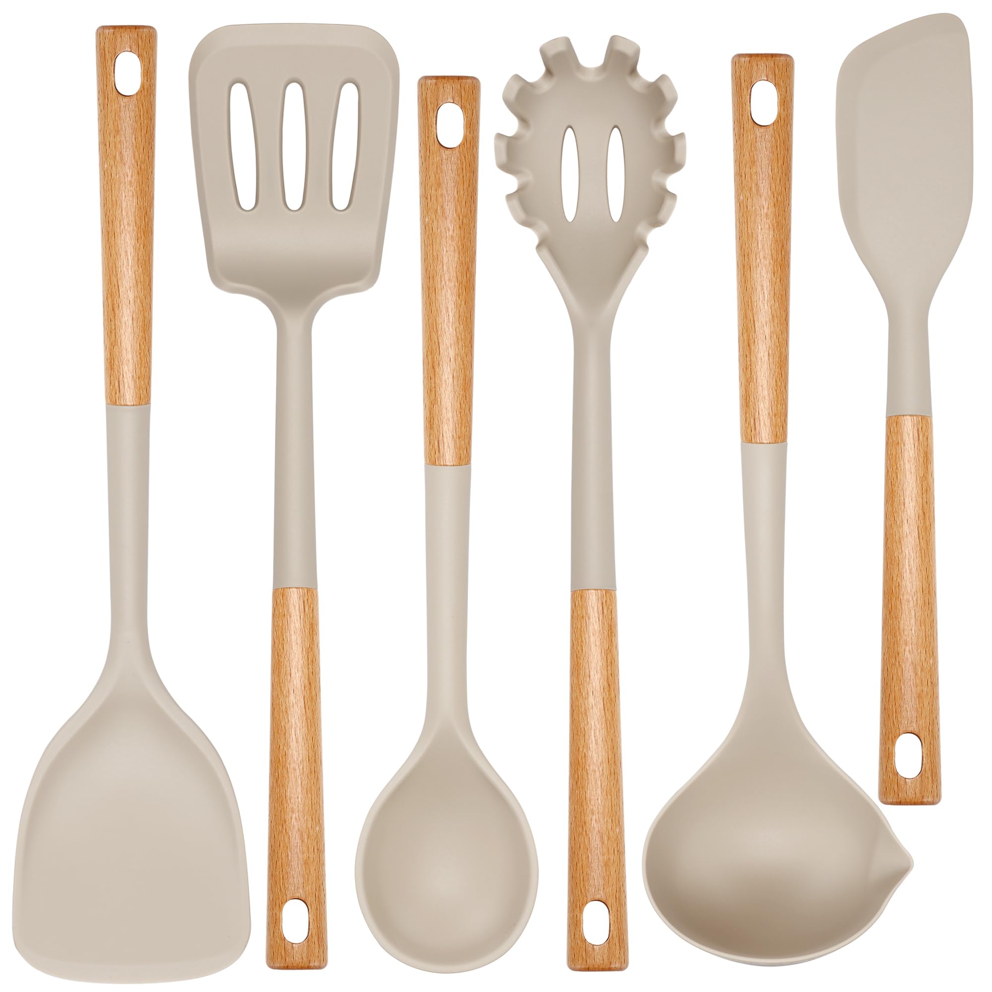 NCUE kitchen spatula for non-stick pans and smooth flipping