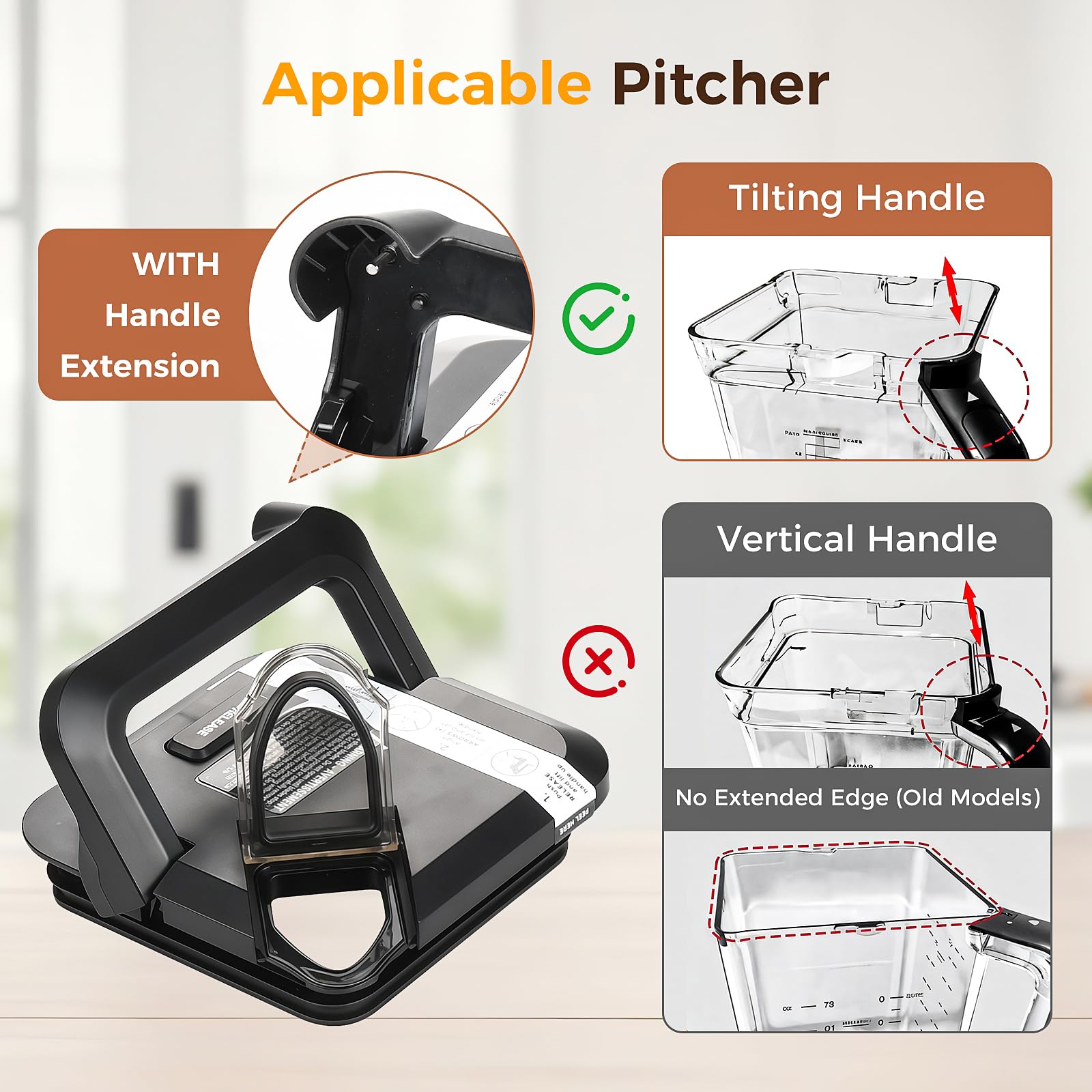 Ndoge locking lid with extended handle shown for spill-free operation.
