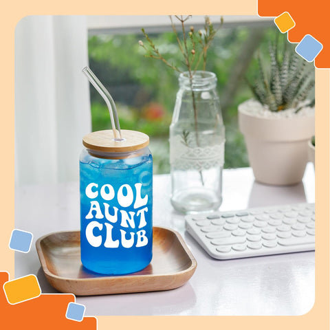 NewEleven Leak-proof bamboo lid glass demonstrates spill protection at home, poolside, or travel