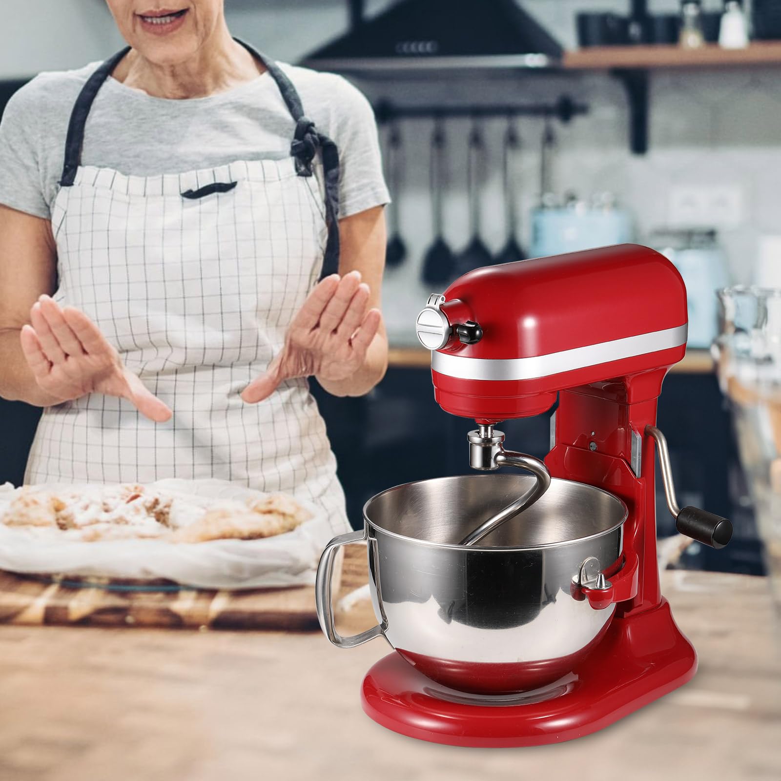 Ne-totoro spiral design accelerates thorough kneading with consistent results.