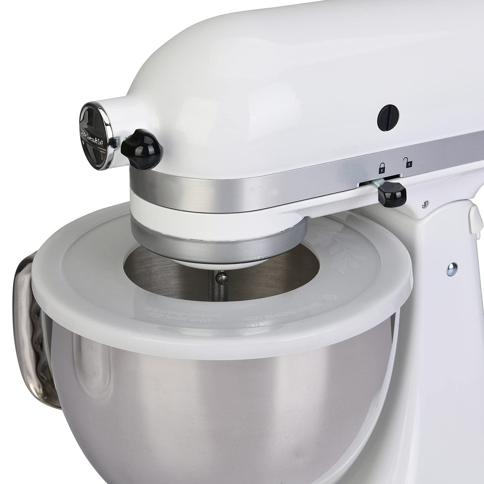 Ne-totoro durable plastic bowl cover for KitchenAid lasts through many batches.