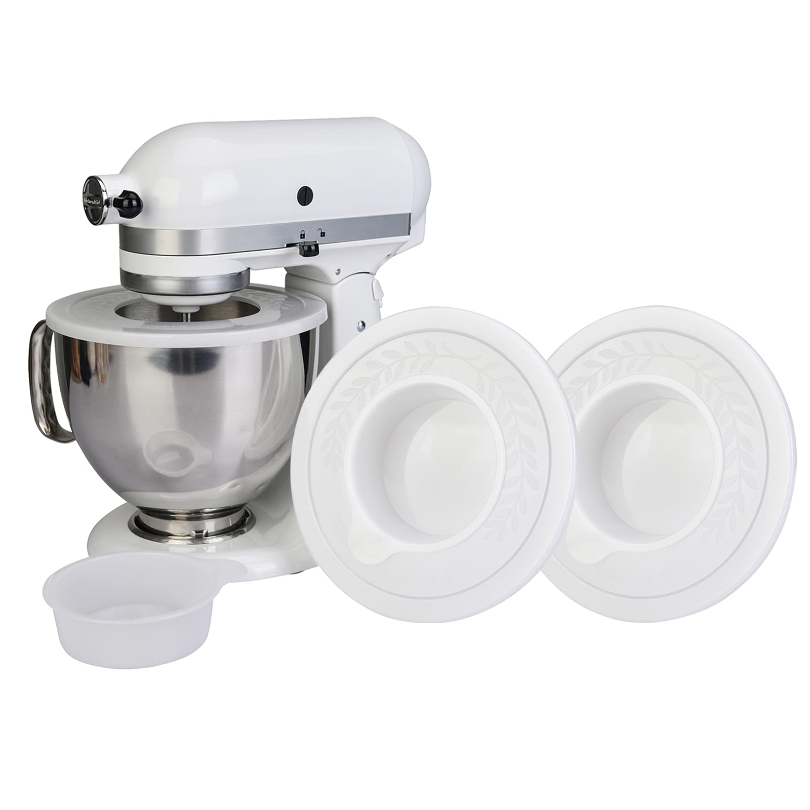 Ne-totoro KitchenAid 4.5-5 qt tilt-head bowl cover keeps batter contained during mixing.