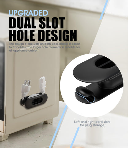 Nearockle silicone-material cord organizer with soft touch finish