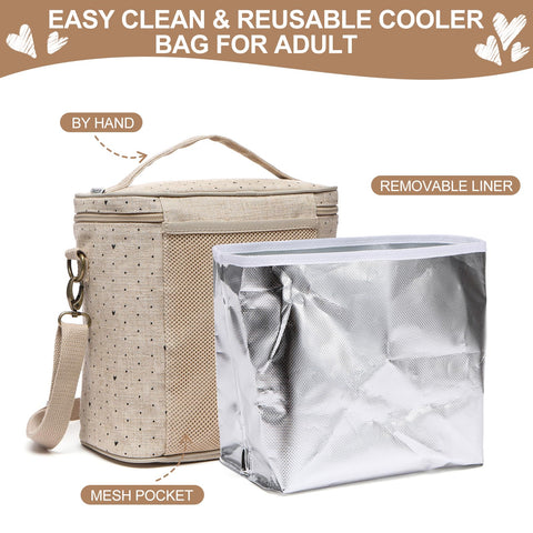 neatlife lunch bag adjustable shoulder strap for comfortable daily use