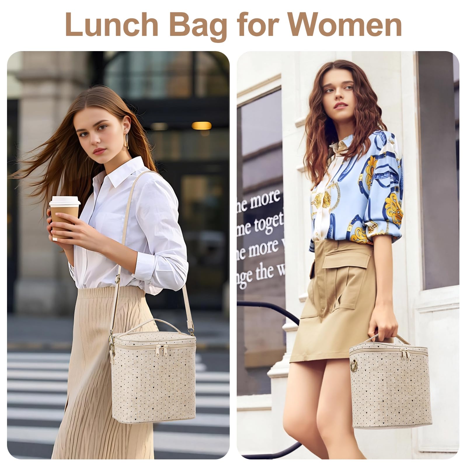 neatlife lunch bag 7.3-liter capacity fits lunches and drinks