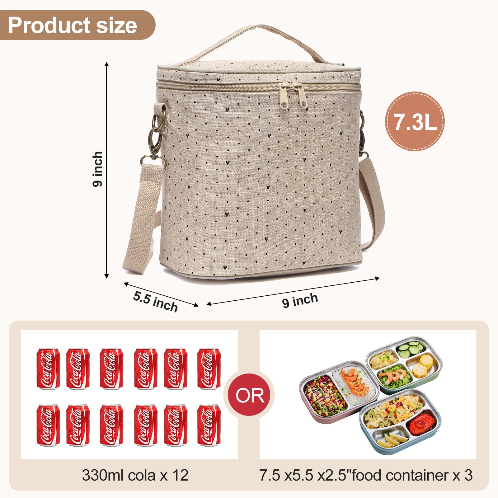 neatlife lunch bag removable liner for easy cleaning and quick refresh