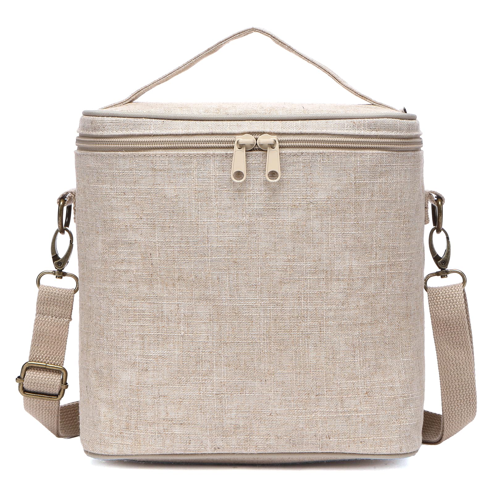 neatlife lunch bag exterior in natural color for durable daily use