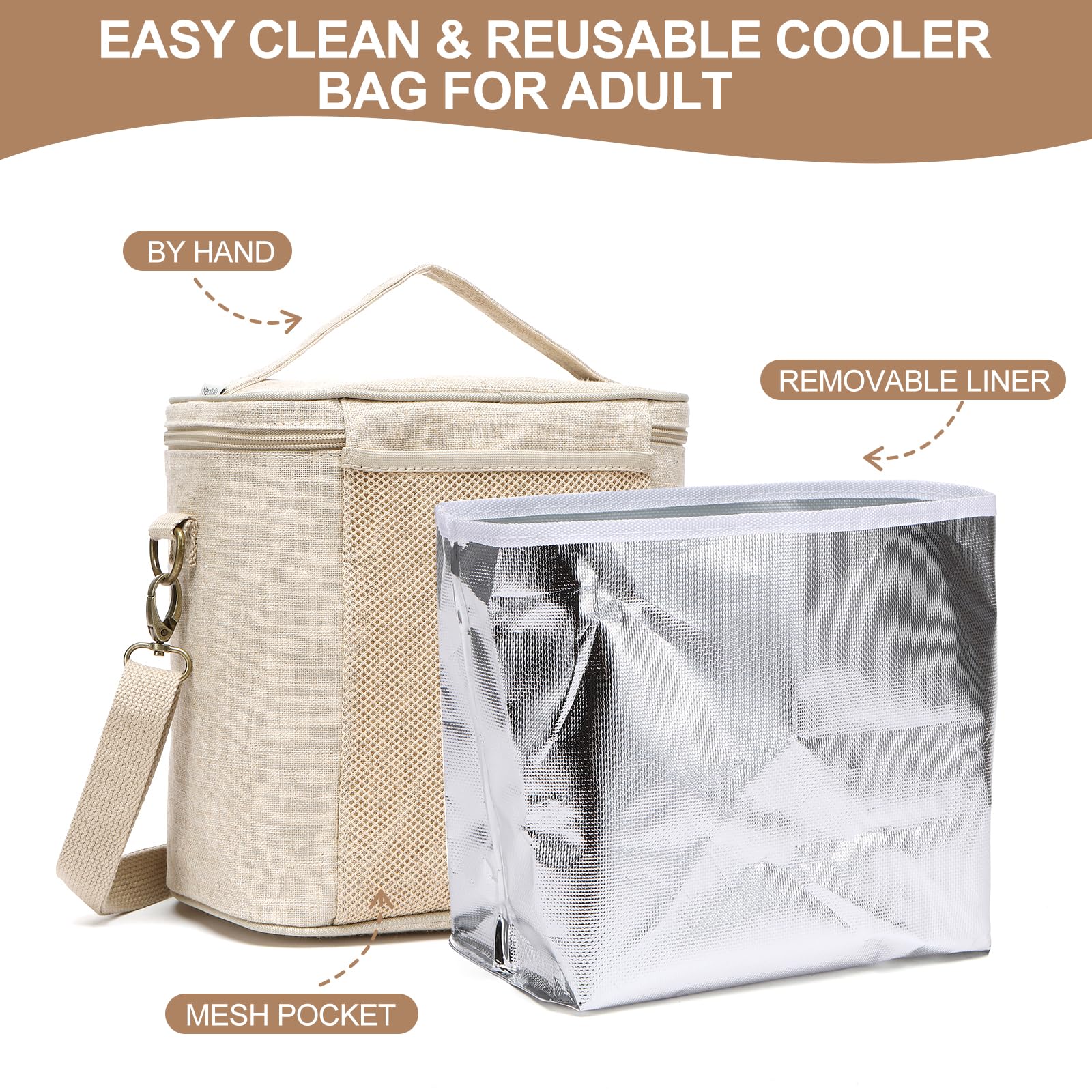neatlife removable liner simplifies cleaning after lunch on the go