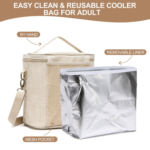 neatlife removable liner simplifies cleaning after lunch on the go
