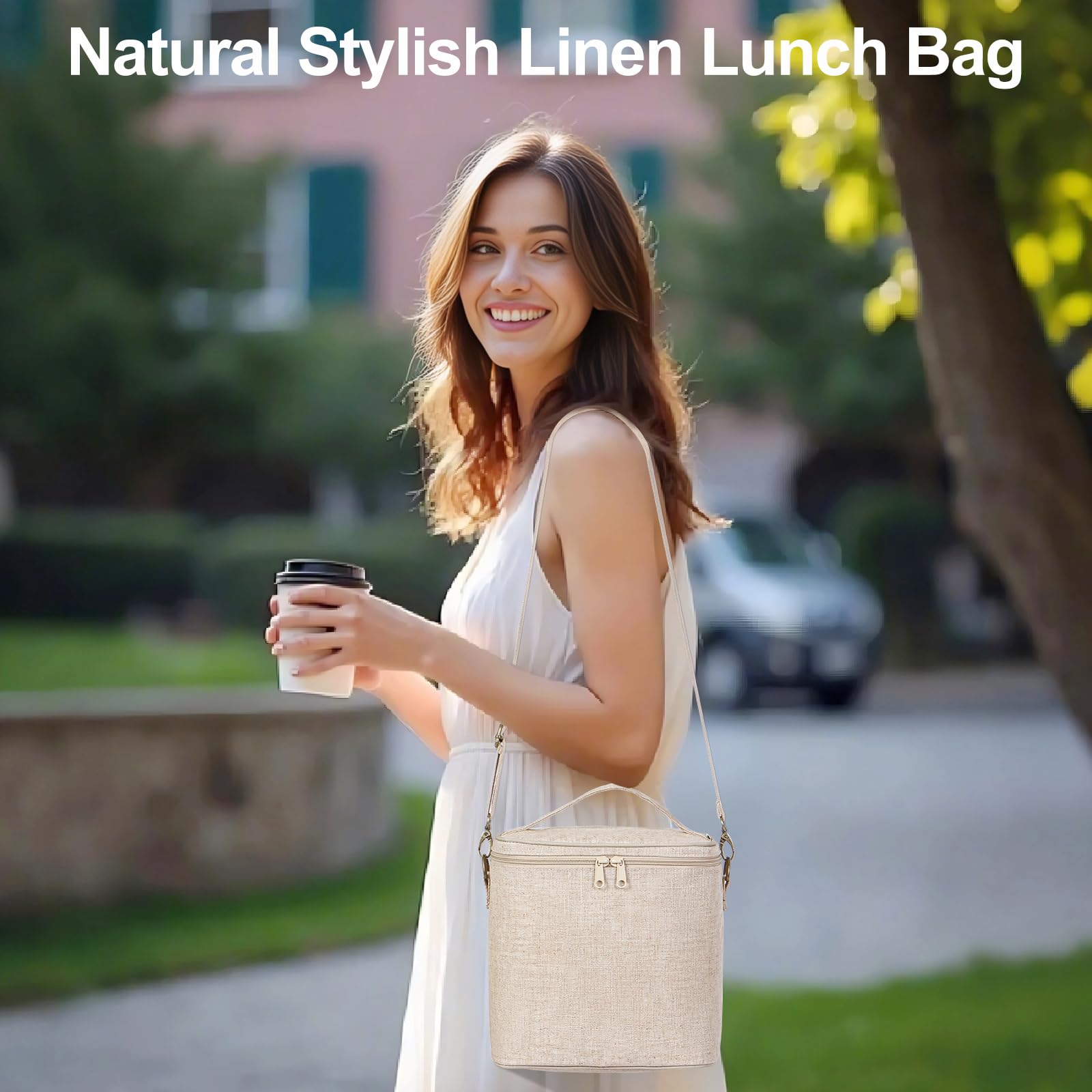 neatlife linen fabric exterior is water resistant and easy to wipe clean