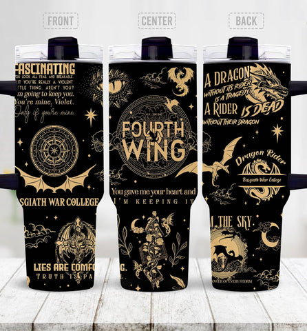 NebulaRave Bookish Gifts tumbler full illustration inspires daily reading rituals