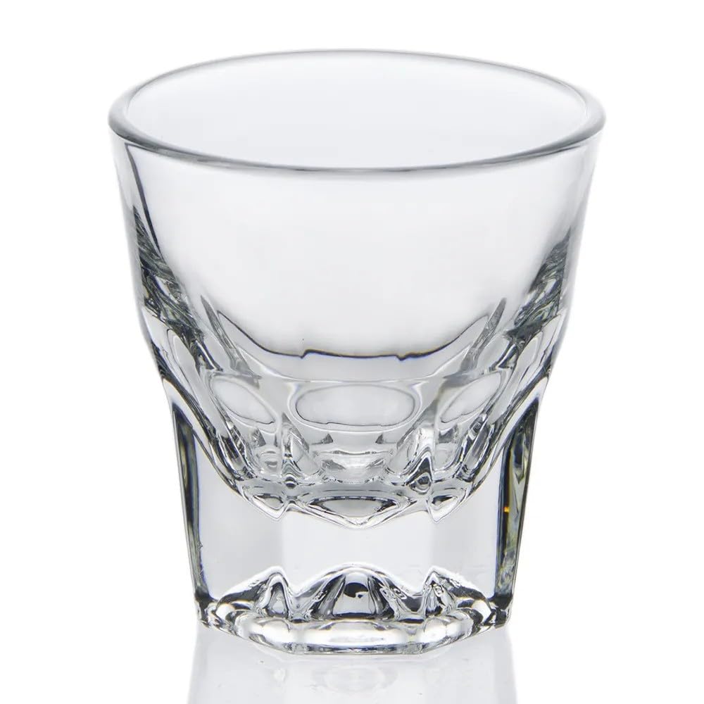 Necessia premium cortado glasses 4.5oz set of 2 for elegant espresso service.