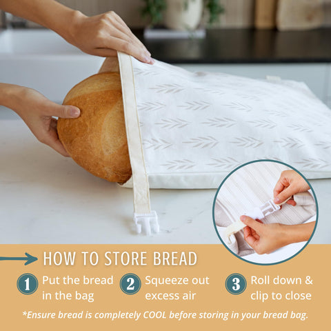 Nectar & Nest two-pack beeswax bags for bakers