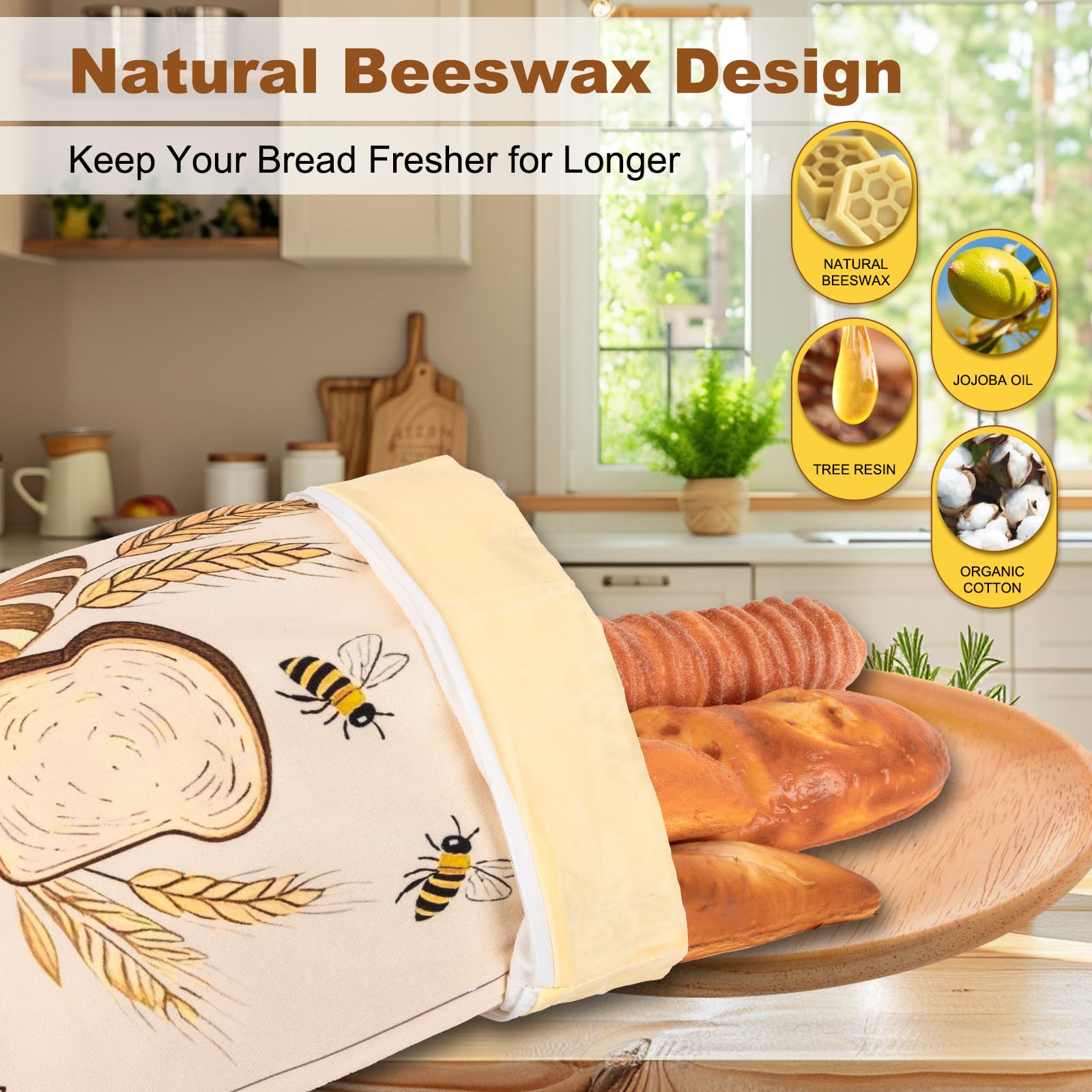 Exterior and interior of Nedsewor bag with foldable buckle handle for carrying