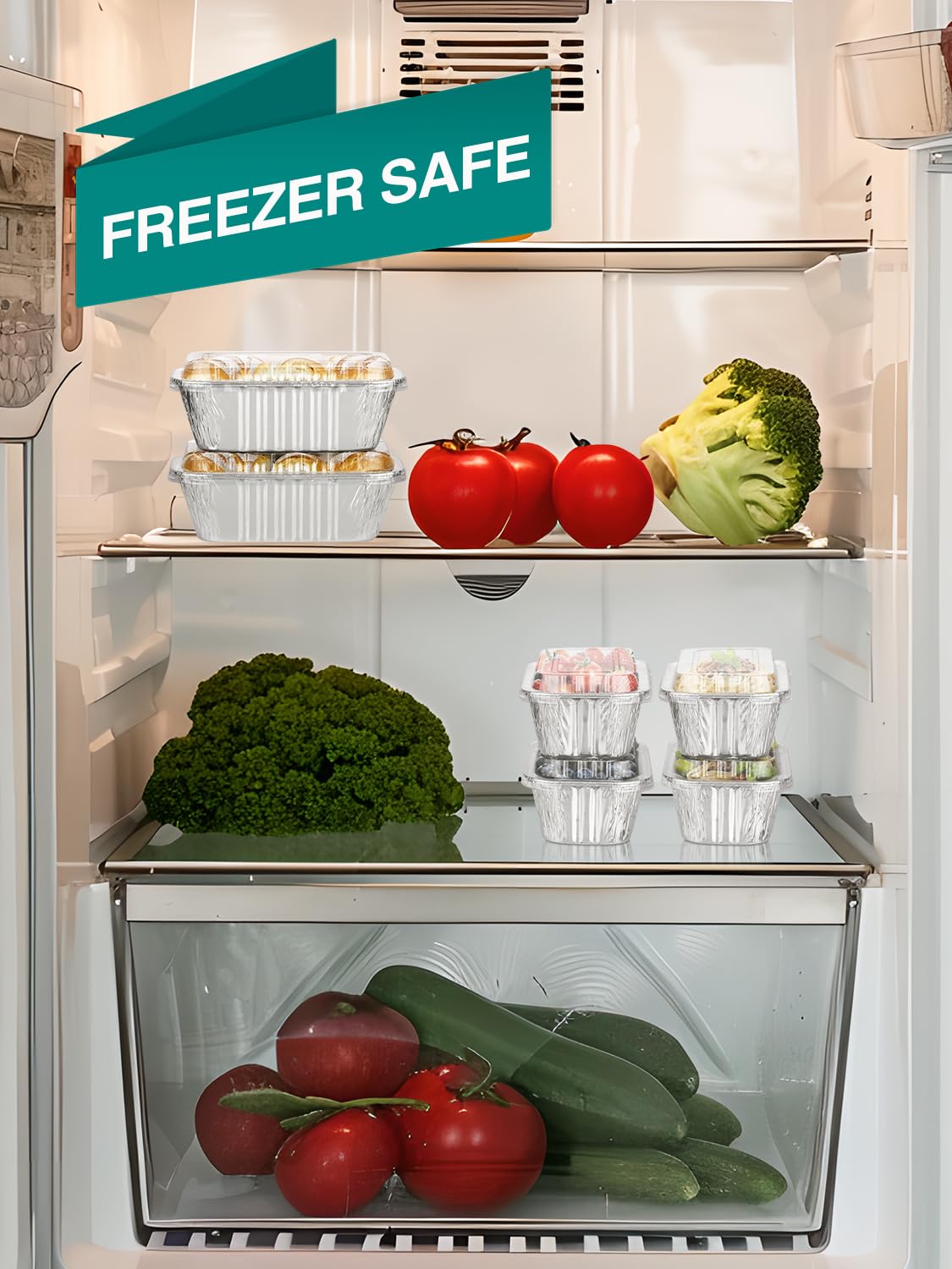 NEEBAKE easy-cleanup disposable pans simplify cleanup after cooking.