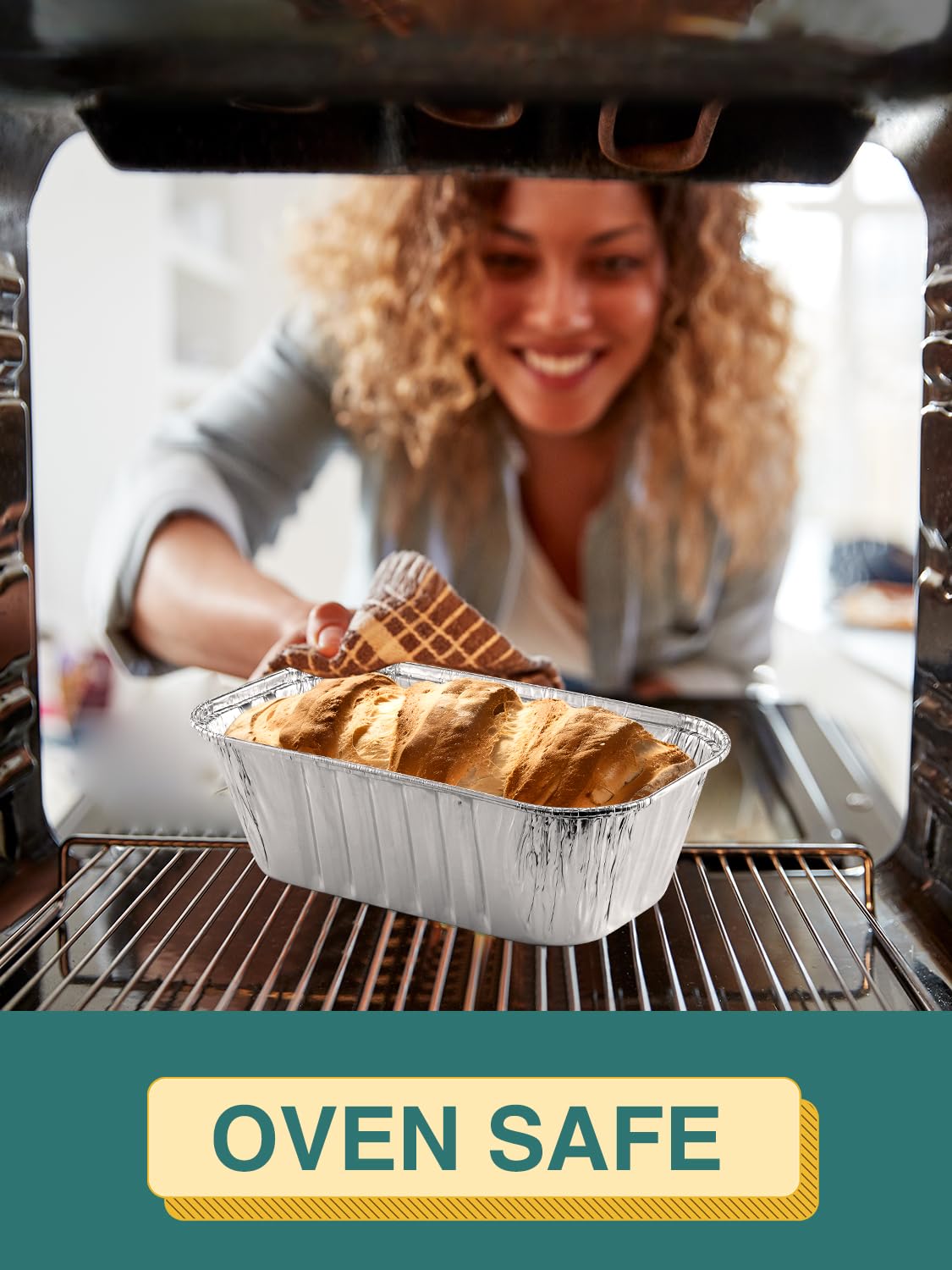 NEEBAKE foil pans with lids for easy serving and transport