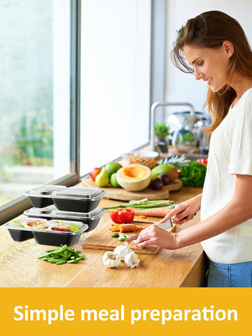 NEEBAKE fridge and microwave safe meal prep container for quick reheats