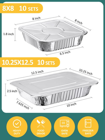 NEEBAKE large 12.5x10.25 pan with lid ready for roasting.