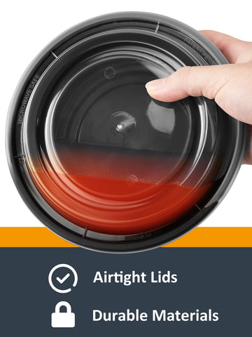 NEEBAKE microwave-safe and freezer-safe container in action.