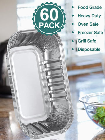NEEBAKE oven-safe aluminum loaf pans ready for baking.