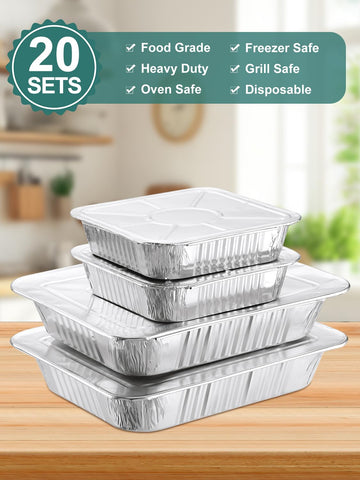 NEEBAKE small 8x8 pan with lid ideal for portioned meals.