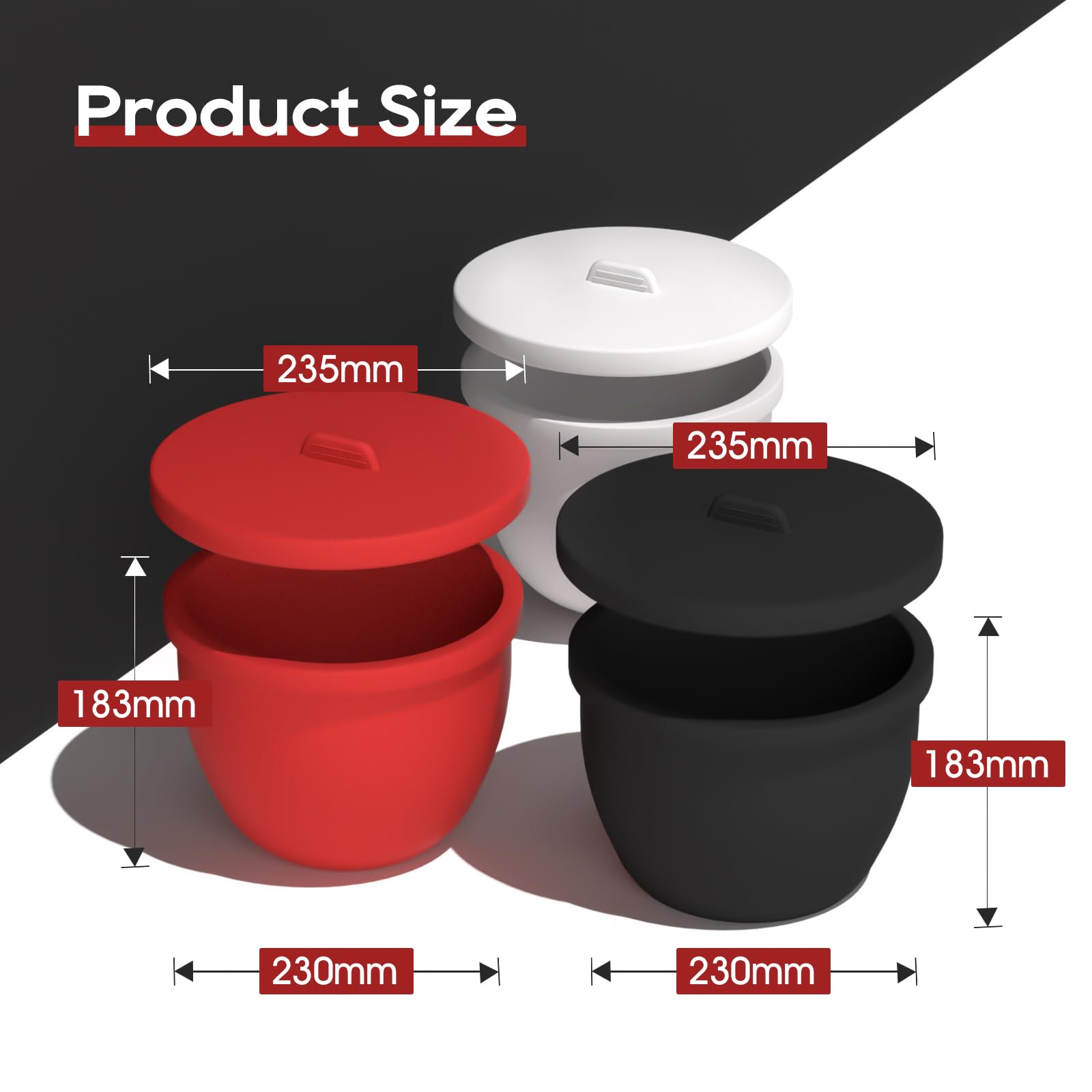 NEEJUM dishwasher-safe bowl liner cleans up quickly after use
