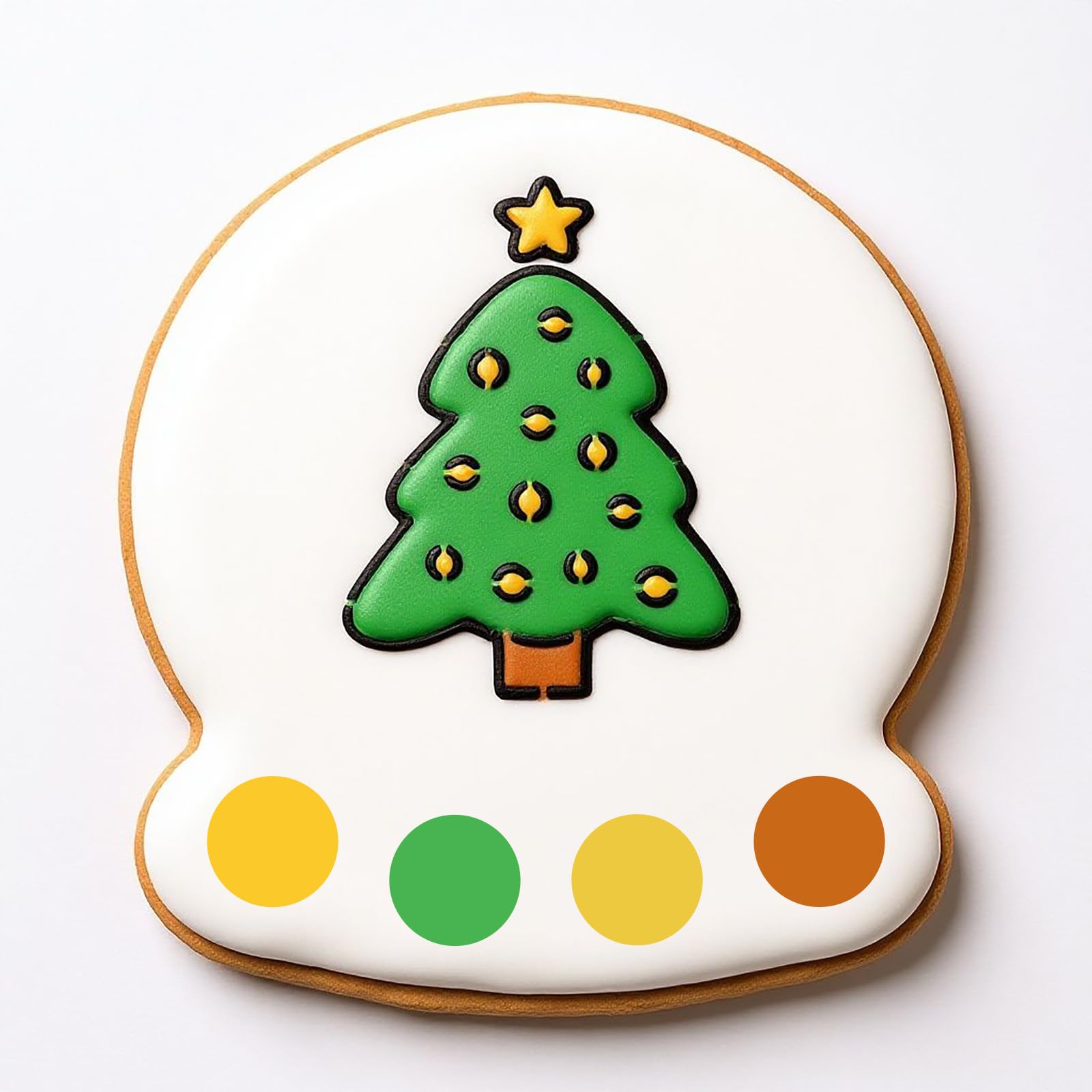 NEGEMEL holiday motif stencil pack offers festive details for seasonal treats.