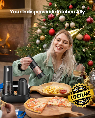 NEGESA grinder with 6-level coarseness for precise seasoning control
