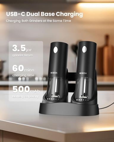 NEGESA detachable grinding chamber enables easy cleaning and maintenance