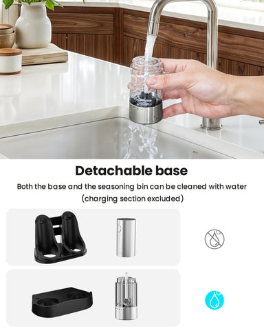 NEGESA large-capacity grinders hold up to 70ml to reduce refills.