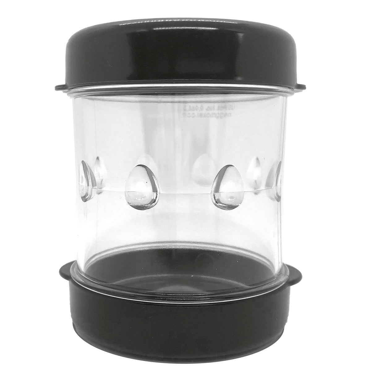 NEGG Boiled Egg Peeler Black top-cap for quick shell release