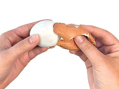 NEGG red clear body reveals progress as egg shells soften during use.
