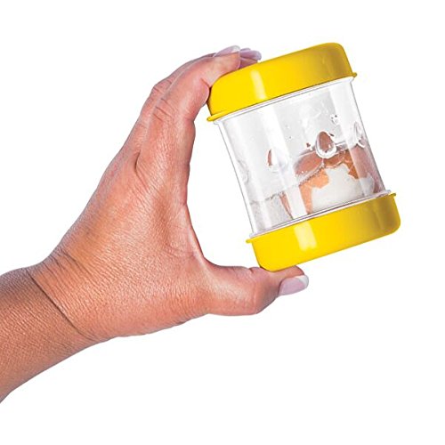 NEGG red device during shaking action demonstrates shell loosening process.