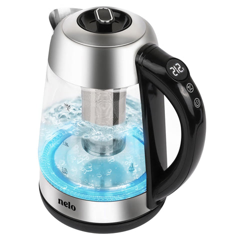 Nelo electric kettle digital display for precise temperature control