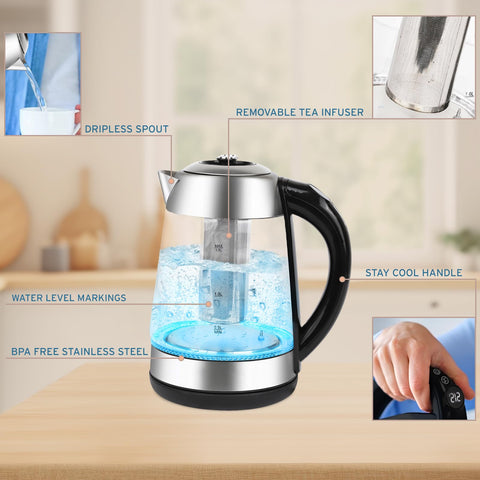 Nelo rapid boil in 3 minutes for tea and coffee