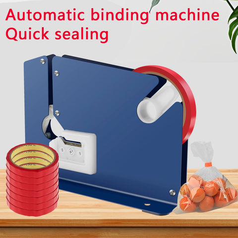 NEMTMCUA bag sealer with seven rolls ready for continuous packaging tasks
