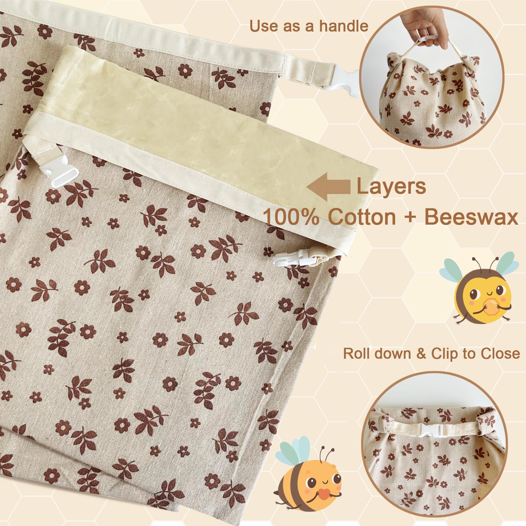 NEOHANA freezer-friendly bread bag maintains texture in freezer