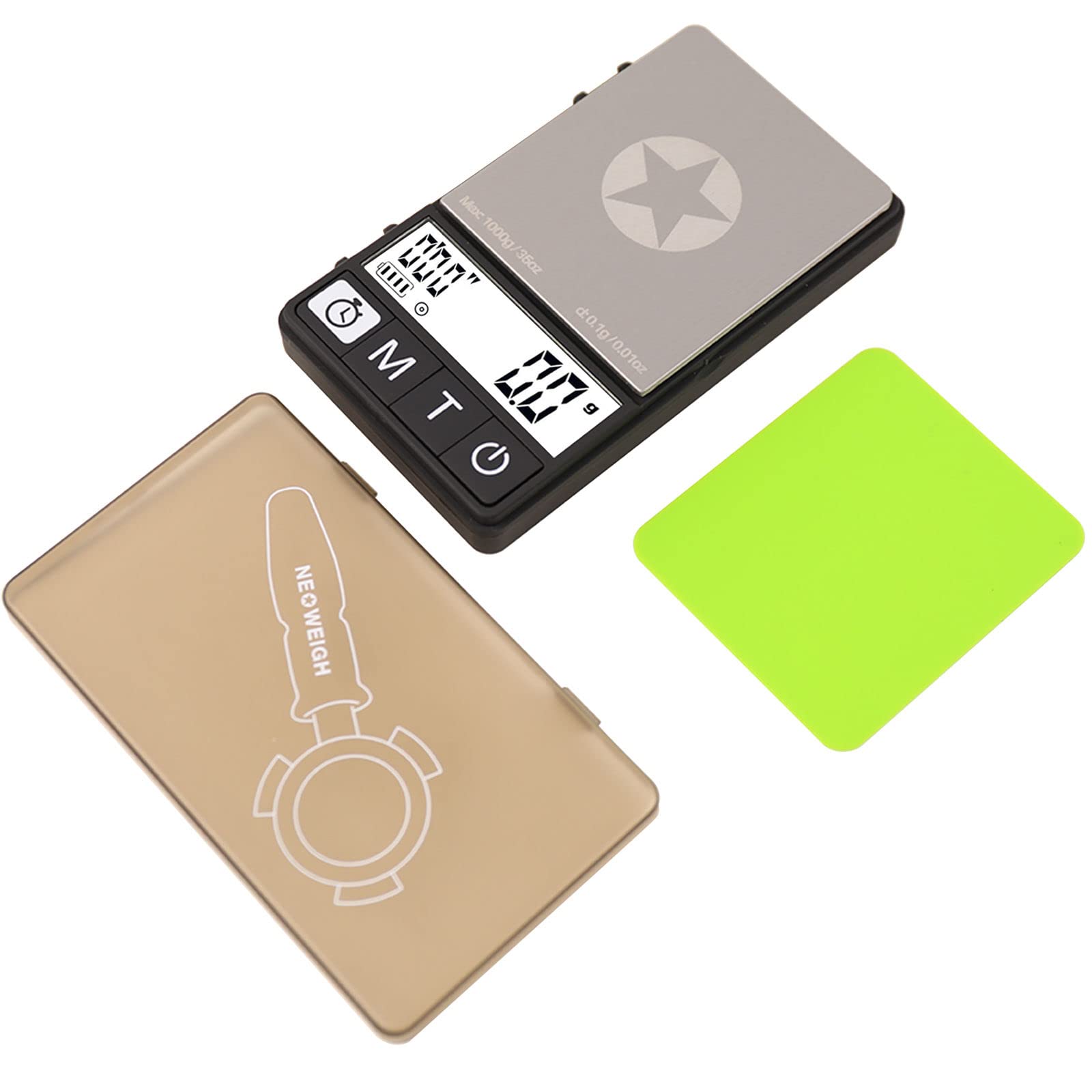 NEOWEIGH battery powered scale offering flexible kitchen placement.