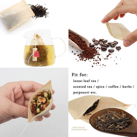 NEPAK tea bags with drawstring prevent leaf escape during steeping