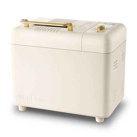 Neretva bread maker displaying a golden 2.2lb loaf for family meals