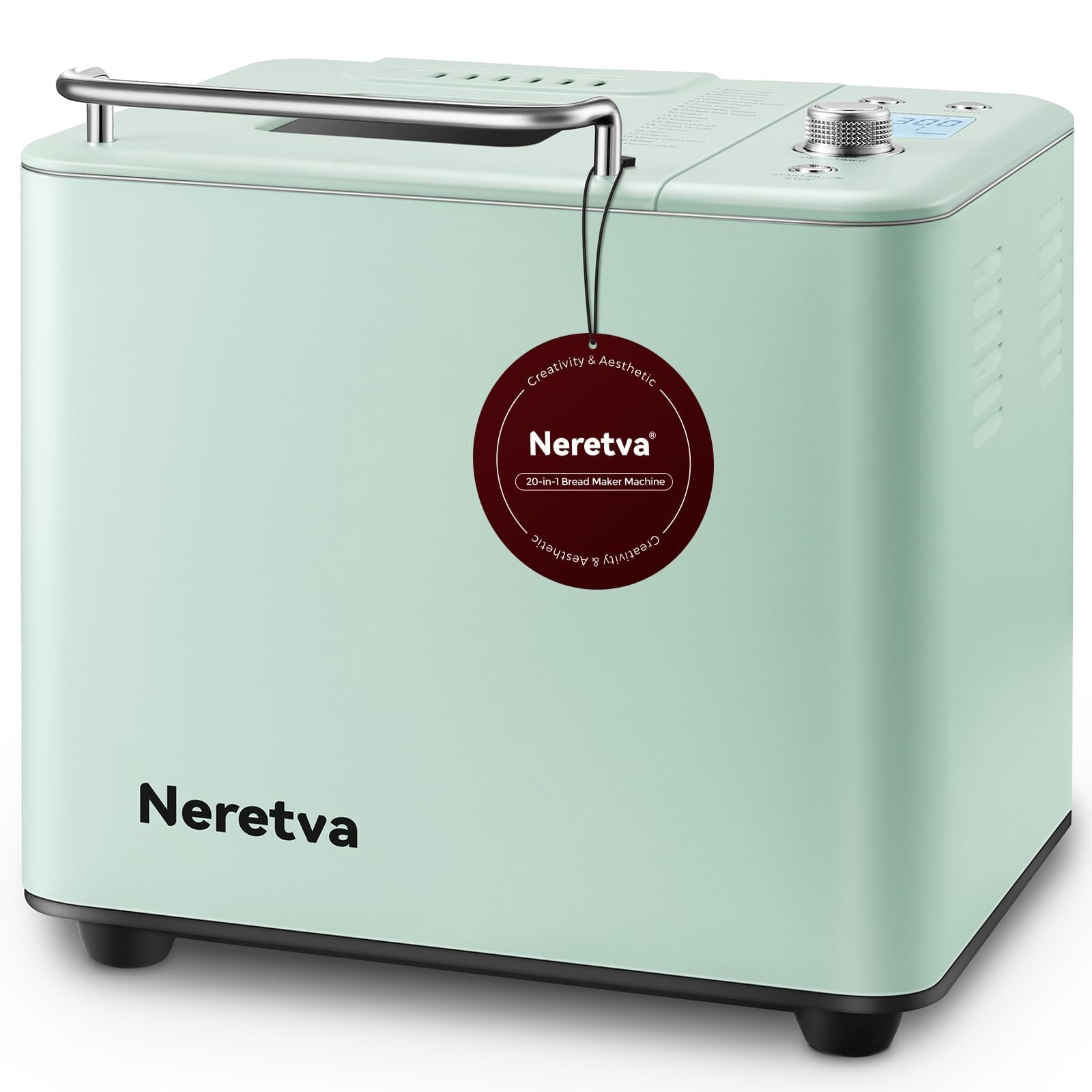 Neretva Bread Maker front view with compact metal design for durable home use.
