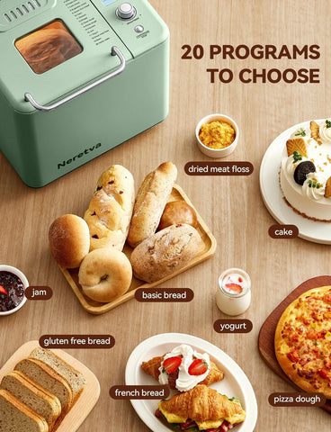 Neretva Bread Maker dual heaters top and bottom for even baking.