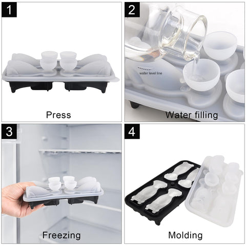 Nerien whiskey ice cubes Labrador mold to chill beverages