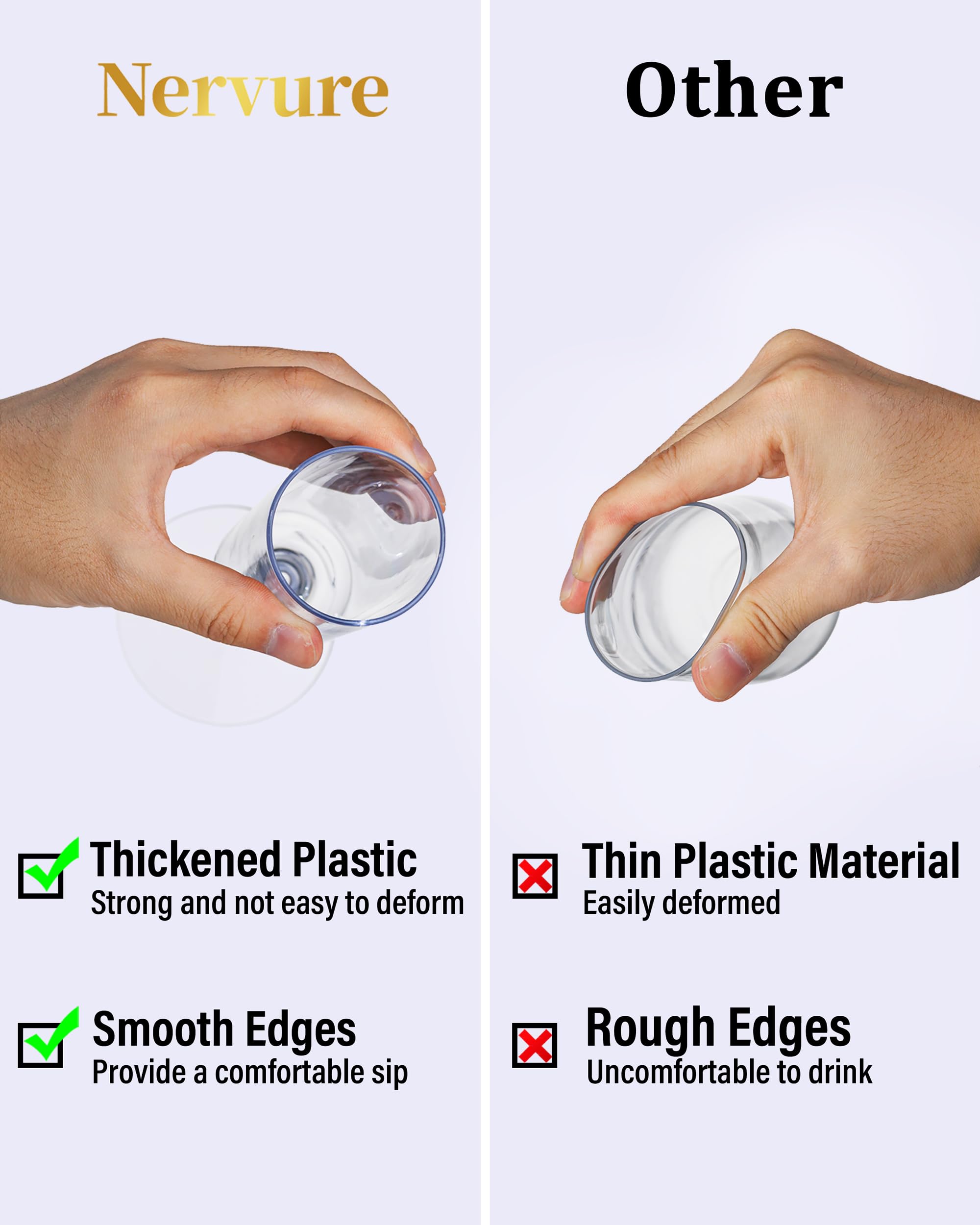 Nervure easy-clean square flutes simplify cleanup, letting you focus on the moment.