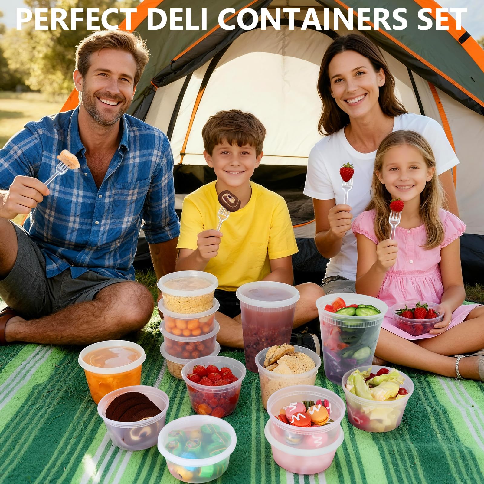 NESCCI 12oz deli container freezer-safe for freezing sauces and leftovers.